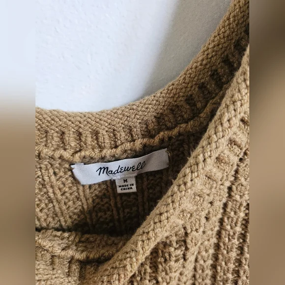 Madewell Textured-Stitch Sweater Tank - Picture 4 of 6